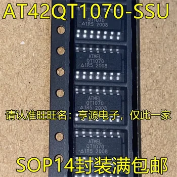 1-10 бр. Оригинални чипсет AT42QT1070-SSU QT1070 SOP14 IC