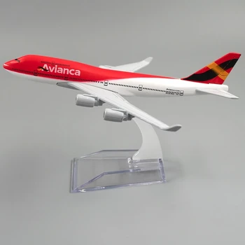 16 см, Червена Air Colombia Avianca Airlines Модел Самолет 
