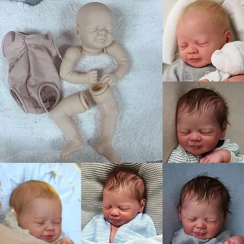 18-инчов Комплект Кукли Vito Reborn Baby Doll Relistic Baby Sleeping Реалистични Меки На Допир Непълни Част на Кукли
