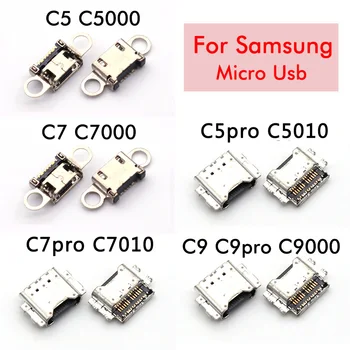 2 Бр. Usb Type C Порт за Зареждане Конектор За док-станция за Samsung Galaxy C9 C9Pro C9000 C5 PRO C7 PRO в c5000 C7000 Конектор За Зареждане