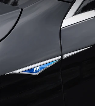 2 Бр. Метална Тунинг на Купето на Автомобила, Декоративни Стикери от Входната Врата на Колата ABT Audi RS3 RS4 RS5 RS6 RS7 S4 S5 S6 SQ7 TT