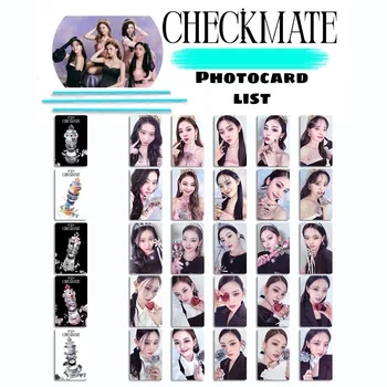 5 бр./компл. Мини-албум Kpop Idol ITZY CHECKMATE HD Lomo Cards Decoration Колекция от пощенски Картички Yeji Lia Ryujin Yuna Chaeryeong