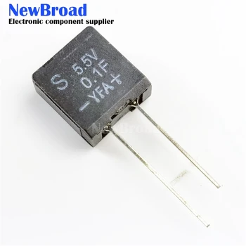 5 броя кондензатора Super Farad 5.5V0.1F 4.5V0.15Е 5,5 0,1 F 4,5 0,15 F Директен квадратен блок 11.5*11.5*5.5 ММ