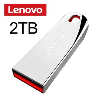 Lenovo 2TB Usb 3.0 Флаш диск Метален Високоскоростна карта 1T 512GB Преносим Интерфейс U-диск Водоустойчив адаптер памет, TYPE-C
