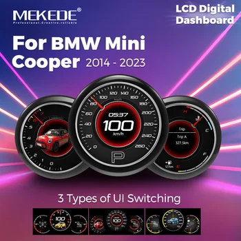 MEKEDE За BMW MINI 2014-2023 Автомобили LCD панел уреди, дигитален панел на арматурното табло, Скоростомер, плейър, главното устройство
