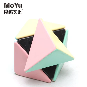 MoYu Дино Macaroon Magic Cube Turn corner Дино 1x1, Специални скоростни кубчета с единорогом, Професионални уроци Пъстри