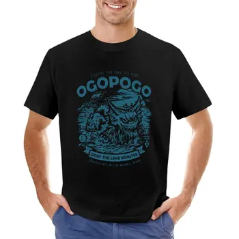 OGOPOGO - Cryptids Club Case File #298 Тениска реколта дрехи Блуза индивидуални тениски тениски за мъже с шарени