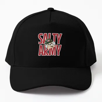 Salty Cracker Merch, класическа армия риза Big Salty. Бейзболна шапка, рибарски шапки, шапка за голф, шапка-дерби, шапки женски, мъжки