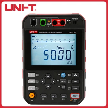 UNIT 5kV Цифров високо напрежение Тестер на Съпротивлението на изолацията на UT513B UT513C Акумулаторна Мегаомметр 999 Групи за Съхранение на данни