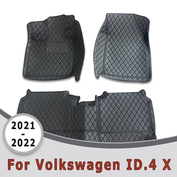 Автомобилни Стелки За Volkswagen VW ID.4 X 2021 2022 Килими Авточасти за интериора, Аксесоари, Продукти за автомобилната техника