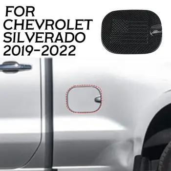 Декоративни Панел на Капака на Горивната на Вратата за Chevrolet Silverado 2019 2020 2021 2022 2023 Аксесоари за външността на автомобила P4V1