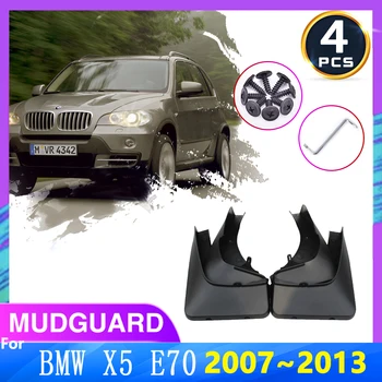 За BMW X5 E70 2009 2007 ~ 2013 4.8 3.0 i si 35d 50i 4 Бр. Предните И Задните Калници Калник На Задно Колело Крило Калници Авто Аксесоари