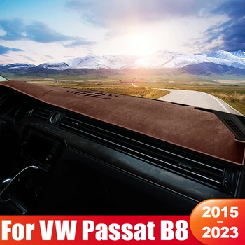 За Volkswagen VW Passat B8 2015 2016 2017 2018 2019 2020 2021 2022 2023 сенника на арматурното табло на Автомобила, Нескользящая Тампон, Аксесоари