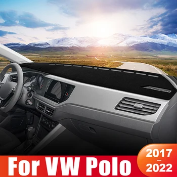 За Volkswagen VW Polo AW AW1 MK6 2017 2018 2019 2020 2021 2022 козирка арматурното табло на автомобила, тампон върху таблото, аксесоари