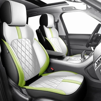 Калъфи за автомобилни седалки от Changan Cs55 Cs35 Uni Plus K T V По Поръчка, Луксозни водоустойчиви дишащи кожени Дамски Аксесоари за интериор на Автомобил