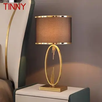 Лидице модерна настолна лампа LED Nordic Creative прост кафяв абажуром, Настолни осветителни тела за дома, хол, прикроватной нощни шкафчета в спалнята