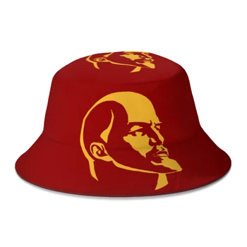 Лятна Унисекс Хип-хоп Панама Ленин в Съветския Съюз на Социализма, Дамски Мъжки Риболовна Шапка, Есенна Градинска дрехи, Панама Gorros за Боб