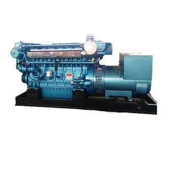 Морски генератор Sinooutput 50 Hz Двигател Weichai WHM6160 Стамфорд алтернатор CCFJ400J-W 400 kw 1500 об/мин 3 г. 380 В/400