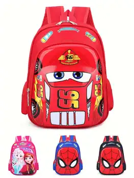 Нова чанта за момчета Disney с анимационни автомобил, замразени ученици, раница за детска градина, чанта за книги за момчета 1-6 години
