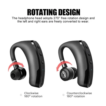 Нови слушалки на motorola V9 Business с Bluetooth, Мини Безжични Слушалки с дълъг режим на готовност 4.0, спортни слушалки