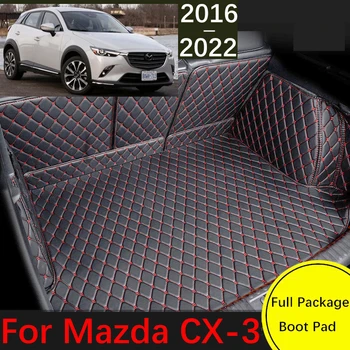 Подложка за багажник на кола на Mazda CX-3 2016 2017 2018 2019 2020 2021 2022 Водоустойчив, Килим За Карго подложка, Детайли на интериора, Аксесоари, Калъф