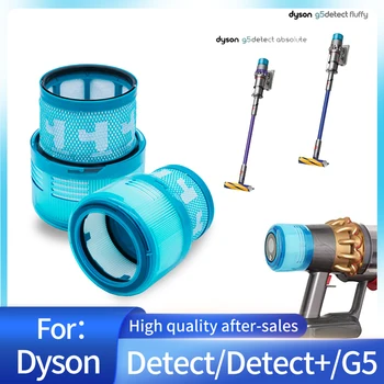 Подмяна на филтри за Дайсън G5 Филтри За прахосмукачки Дайсън Detect Detect + G5 за животни Синьо 6 бр. в опаковка