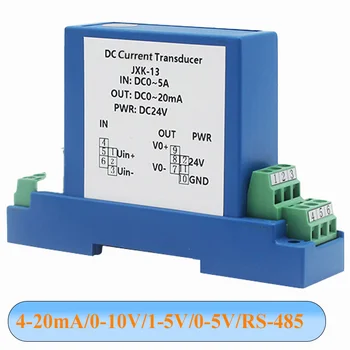 Преобразувател на ac/dc 1 До 1 От 0-20 А до 0-10 В, 05 В, 4-20 мА, RS485, DC24V, сензор за ток