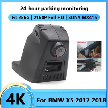 Приложение за управление на видеорегистратором за шофиране на кола, 4K, WiFi, камера за BMW X5 2017 2018 Full HD 2160P, Рецепционист за нощно виждане, видео Рекордер