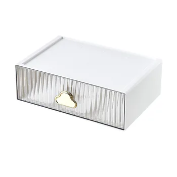 Прозрачни канцеларски материали выдвижного тип С настолен кутия за съхранение на Jul456