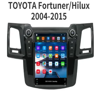 Радиото в автомобила Android 12 Tesla, GPS-навигация плейър за Toyota Fortuner/Hilux 2007-2015, Автоматичен климатик
