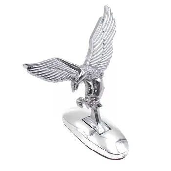 Ретро Универсален 3D Лого автомобил Eagle Отпред, 3D украшение, Емблемата на капака, Метален преден капак, Орел, Летящ капак на автомобила N1G0