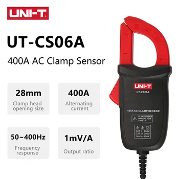Сензор за затягане на ac UNIT UT-CS06A 400A Подходящ за мултицет UT196/UT139C/UT117C Опция за Ток скоба