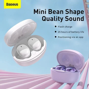 Слушалки Baseus E2 True Wireless Bluetooth 5.2 Слушалки TWS Hifi Слушалки Бързо Зареждане С Ниско Закъснение Микрофон Fone Gamer Headset Pro
