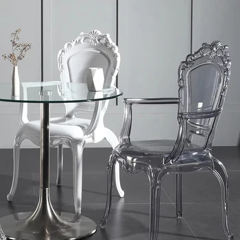 Удобна трапезария столове за помещения, в уникални дизайнерски столове за салона, Луксозни шезлонги за хола, мебели за дома