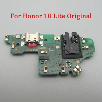 1-10 бр. Нов оригинален докинг конектор Micro USB зарядно устройство, зарядно устройство ще захранване на такса пристанище Гъвкав кабел за Huawei Honor 10 Lite Origina