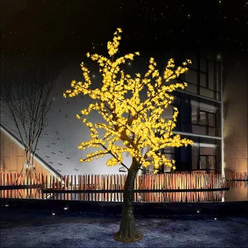 1,5 m на 1,8 m, имитация на височина 2,5 м, led светлини, череша коледната елха, коледно дърво, водоустойчив озеленяване на светлините на коледната елха