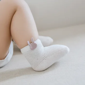 1 чифт етажа чорапи за новородено, Пролетно-летни чорапи за момичета, Памучни чорапи за новородено, Аксесоари за малки момчета