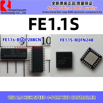 10шт FE1.1S FE1.1s-BSOP28BCN FE1.1S-BQFN24B FE1.1 USB 2.0 високоскоростен 4-портов хъб-контролер Оригинален Нов 100% качество