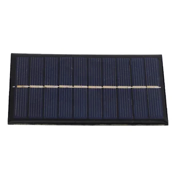 150mA 0,75 W 5 В Модул слънчева батерия Поликристални направи си Сам Соларен Панел Зарядно Устройство За 3,7 На Батерията Образователна Играчка 100x60 мм Епоксидна Смола