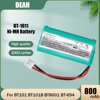 2,4 На 800 mah Ni-MH Нимх BT-1011 Акумулаторна Батерия За Безжичен домашен телефон BT101 BT1018 BT8001 BT-694 CPH-515D Uniden Батерия
