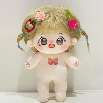 20 см Памучен Кукла Kawaii Момиче Idol Star Кукли Сладък Меки Плюшени Играчки Кукла Plushies Играчки, Колекция от Феновете на Подаръци