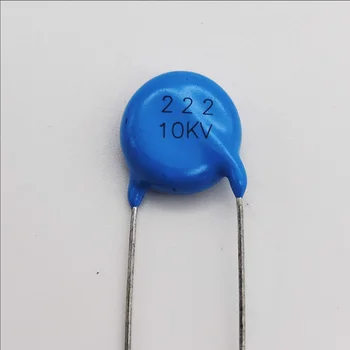 20PCS висока честота на синьо керамични чип-кондензатор 10 кв. 222K2200pF високо напрежение източник на захранване керамичен кондензатор диэлектрический