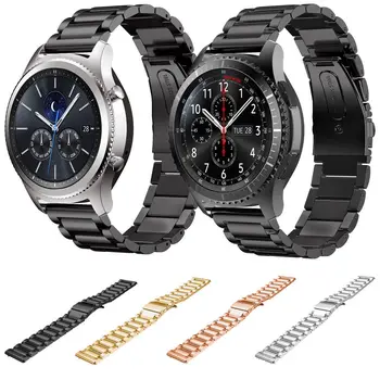 22 мм и Каишка от неръждаема Стомана За Samsung Galaxy Watch 46 мм/Watch3 45 mm/Gear S3 Класически Каишка на Китката, За Huawei Watch 3