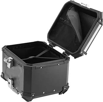 45Л Черен заден багажник за мотор с кутията за доставка