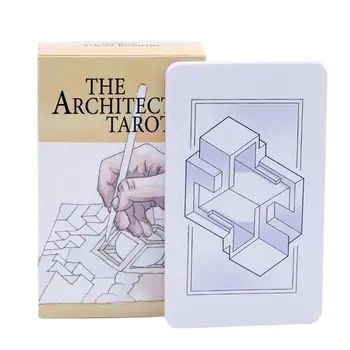 79 Карти The Architect Tarot Карти Здрава Популярна пълна английска Семейна парти игра Гадаене на Съдбата Таро за вашето семейно парти