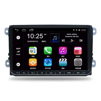 9 Инча 2Din Кола Стерео Android Авто Радио Аудио Универсален за VW Polo, Passat Golf Beetle GPS Навигация, WIFI DVR Авто DVD Плейър