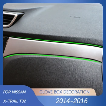 ABS Хромирана автомобилна Жабката, декоративна тампон, стикер, подходящ за Nissan X-trail Xtrail X Trail T32 2014-2018 LHD Аксесоари