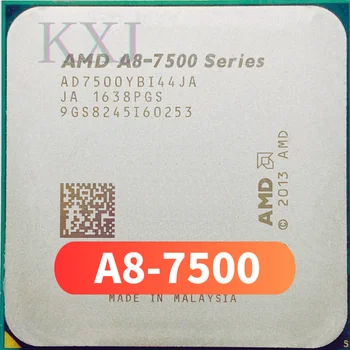 AMD A8-Series A8-7500 A8 7500 3,0 Ghz се Използва четириядрен процесор с четири нишки AD7500YBI44JA Socket FM2 +