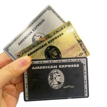 amex bla card метални изделия слот за чип hico магнитна лента индивидуална метална карта amex Поддръжка на печат на лични името на Подкрепата на pr
