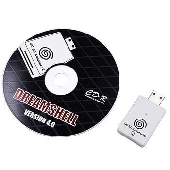 Dc Sd Tf Card Adapter Reader V2 Voor За Sega Dreamcast En Cd-Met Downloader Dreamshell